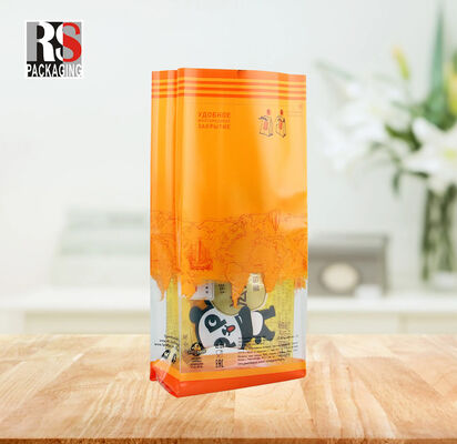 kopen Op maat gemaakte hoog transparante snack snoep vierkant onderkant zak oppervlak uitstekende afdruk online manufacture