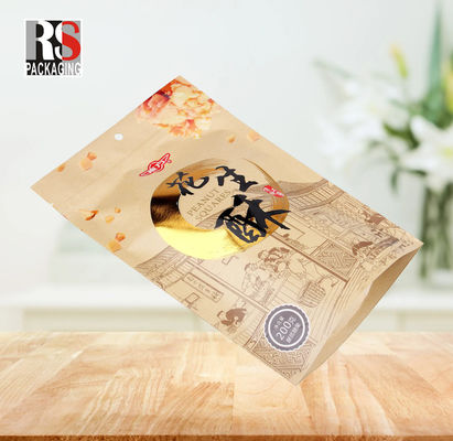 Custom Design Printed Packaging Bags Aluminiumfolie Zipper Matte Composite Bags Stand-up Bags